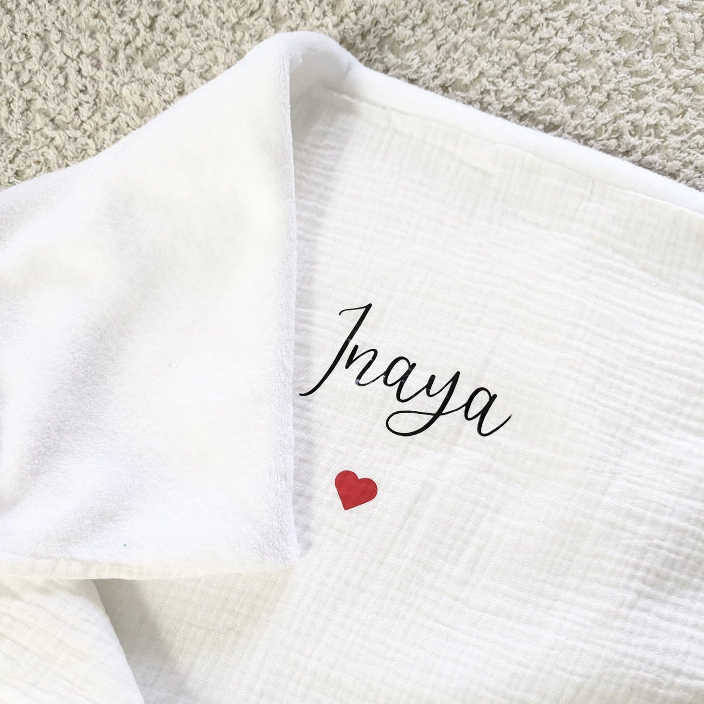 Couverture Bébé Personnalisée Calins de Mamans