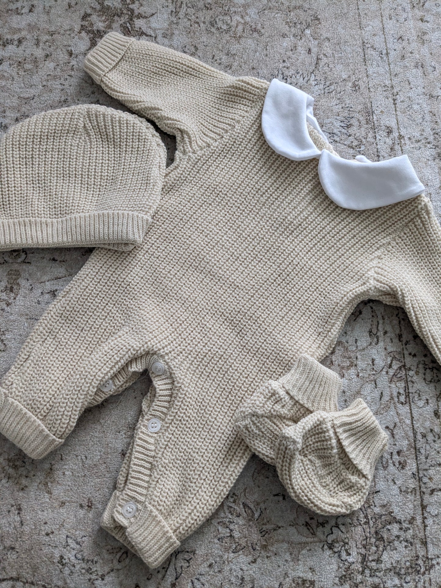 Destockage Tenue de Naissance 3 Pièces en Maille